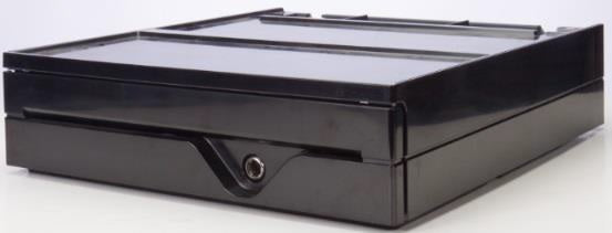 TOSHIBA CASH DRAWER WIDE INC-ADJ-TILL BLACK