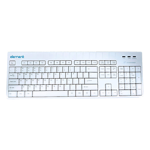 ELEMENT KEYBOARD ECT104-WH 104KY USB IP68 WHI