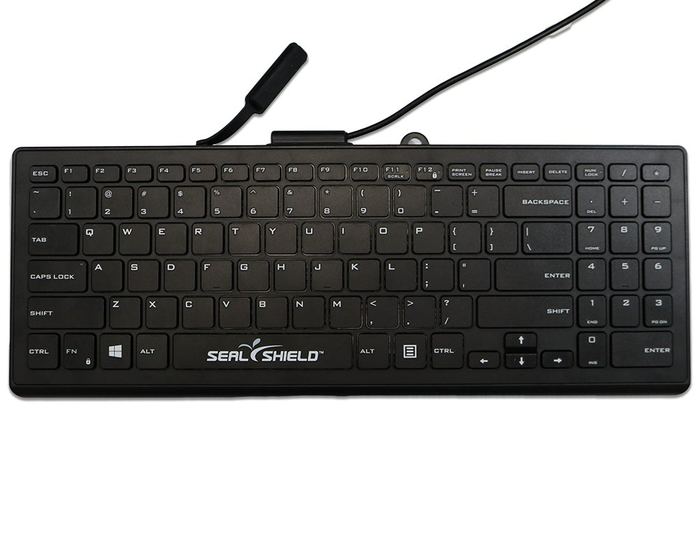 SEAL KEYBOARD SSKSV101PRO CLEANWIPE PRO USB BLK — RetailMinder
