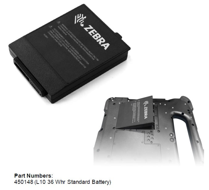ZEBRA BATTERY STANDARD 36WHR L10