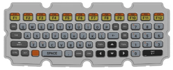 ZEBRA KEYBOARD QWERTY SPARE ELASTOMER FOR VC USB