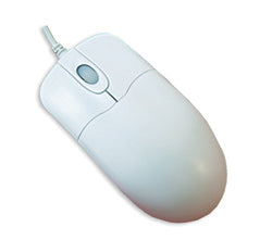 SEAL MOUSE IP68 SCROLL USB WHI