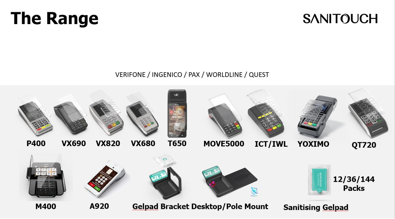 SANITOUCH ANTIMICROBIAL COVER QUEST QT720