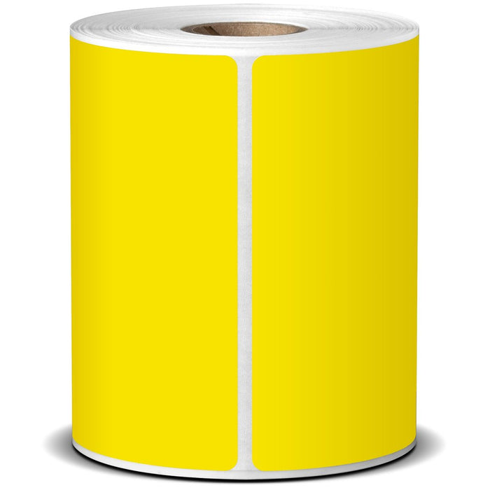 LABEL THERM PERM 100X150 1AC 400/R 25MM YELLOW
